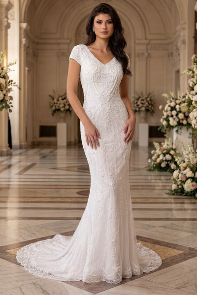 Primavera Couture 11121 Long Bridal Gown Fitted Wedding Dress