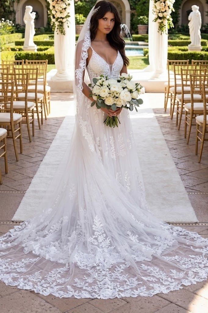 Primavera Couture 11102 Long A-Line Wedding Dress