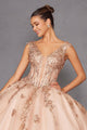 3D Butterfly Off Shoulder Ball Gown by Juliet JT1485J - Quinceanera Dresses