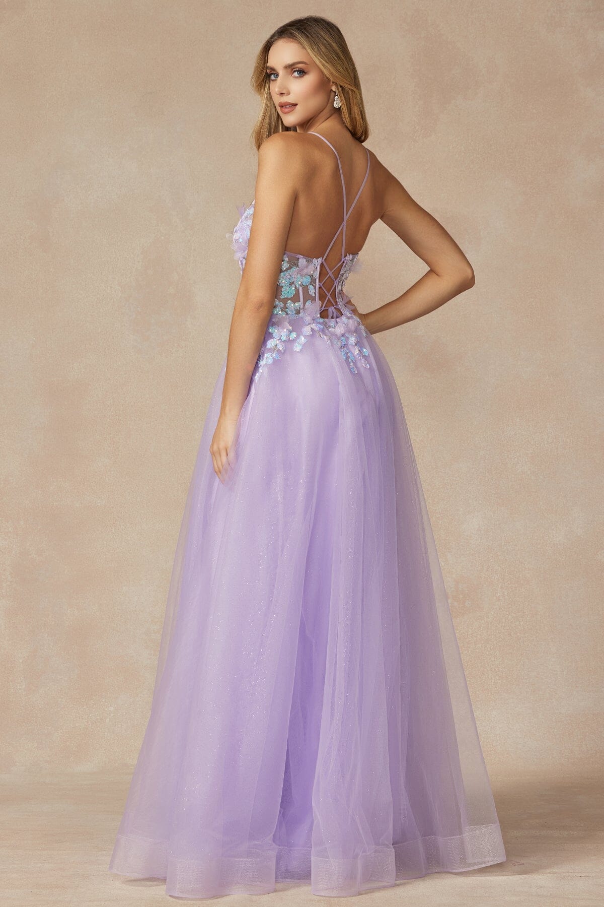 Juliet Lavender Long Formal Dresses