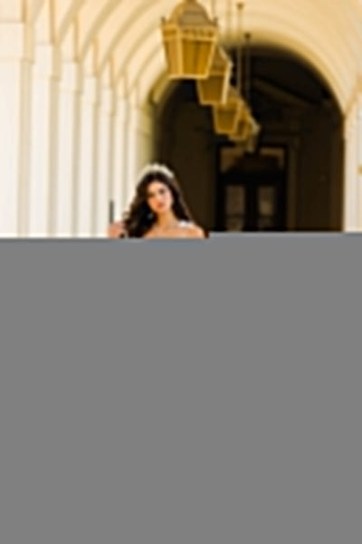 3D Butterfly Sheer Corset Ball Gown by Bella Princess PQ1032