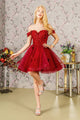 3D Butterfly Short Sleeveless Dress by Elizabeth K GS3186 - Short Cocktail Dresses