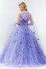 3D Floral Cape Ball Gown by Elizabeth K GL1939 - Quinceanera Dresses