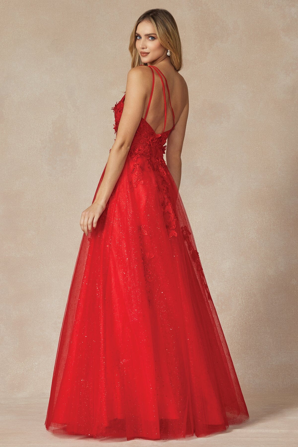 Juliet Red Long Formal Dresses