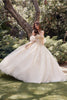 3D Floral Puff Sleeve Ball Gown by Juliet JT1465H - Quinceanera Dresses