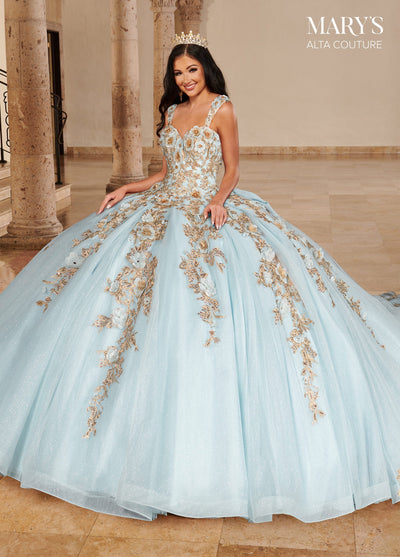 Alta Couture MQ3074 3D Floral Quinceanera Dress