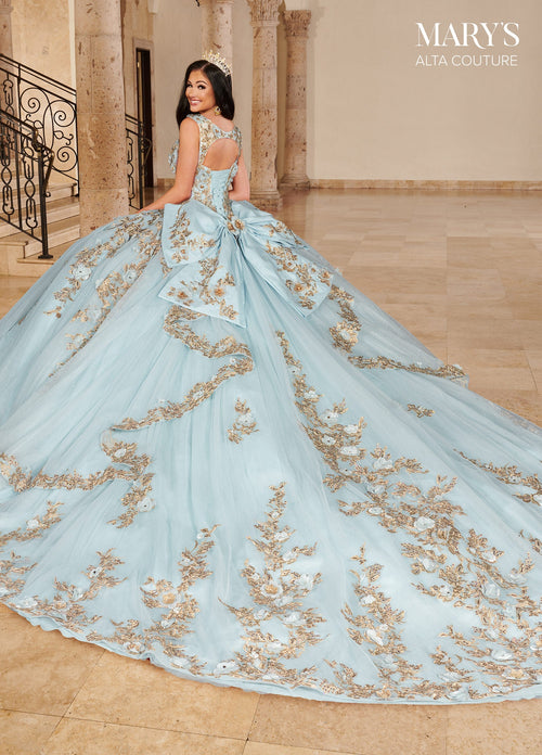 Alta Couture MQ3074 3D Floral Quinceanera Dress