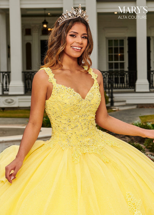 Alta Couture MQ3092 3D Floral Quinceanera Dress