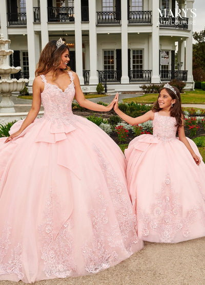 Alta Couture MQ3092 3D Floral Quinceanera Dress