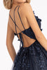 3D Floral Strappy Back Gown by Elizabeth K GL3033 - Long Formal Dresses