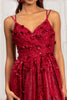 3D Floral Strappy Back Gown by Elizabeth K GL3033 - Long Formal Dresses