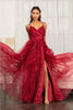 3D Floral Strappy Back Gown by Elizabeth K GL3033 - Long Formal Dresses