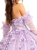 3D Floral Sweetheart Ball Gown by Elizabeth K GL1986