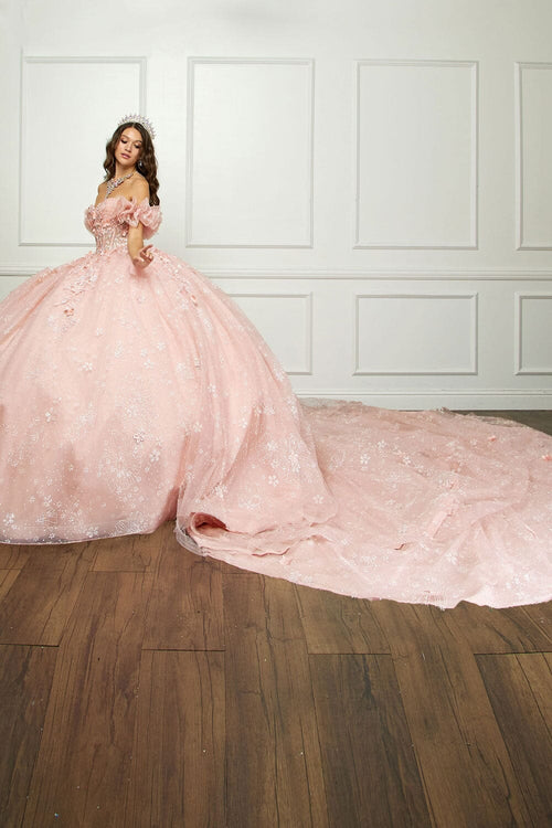 3D Floral Sweetheart Ball Gown by Bella Princess PQ1064