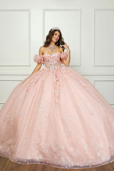 3D Floral Sweetheart Ball Gown by Bella Princess PQ1064