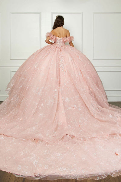 3D Floral Sweetheart Ball Gown by Bella Princess PQ1064