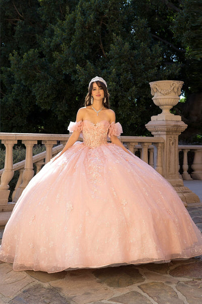 3D Floral Sweetheart Ball Gown by Bella Princess PQ1064