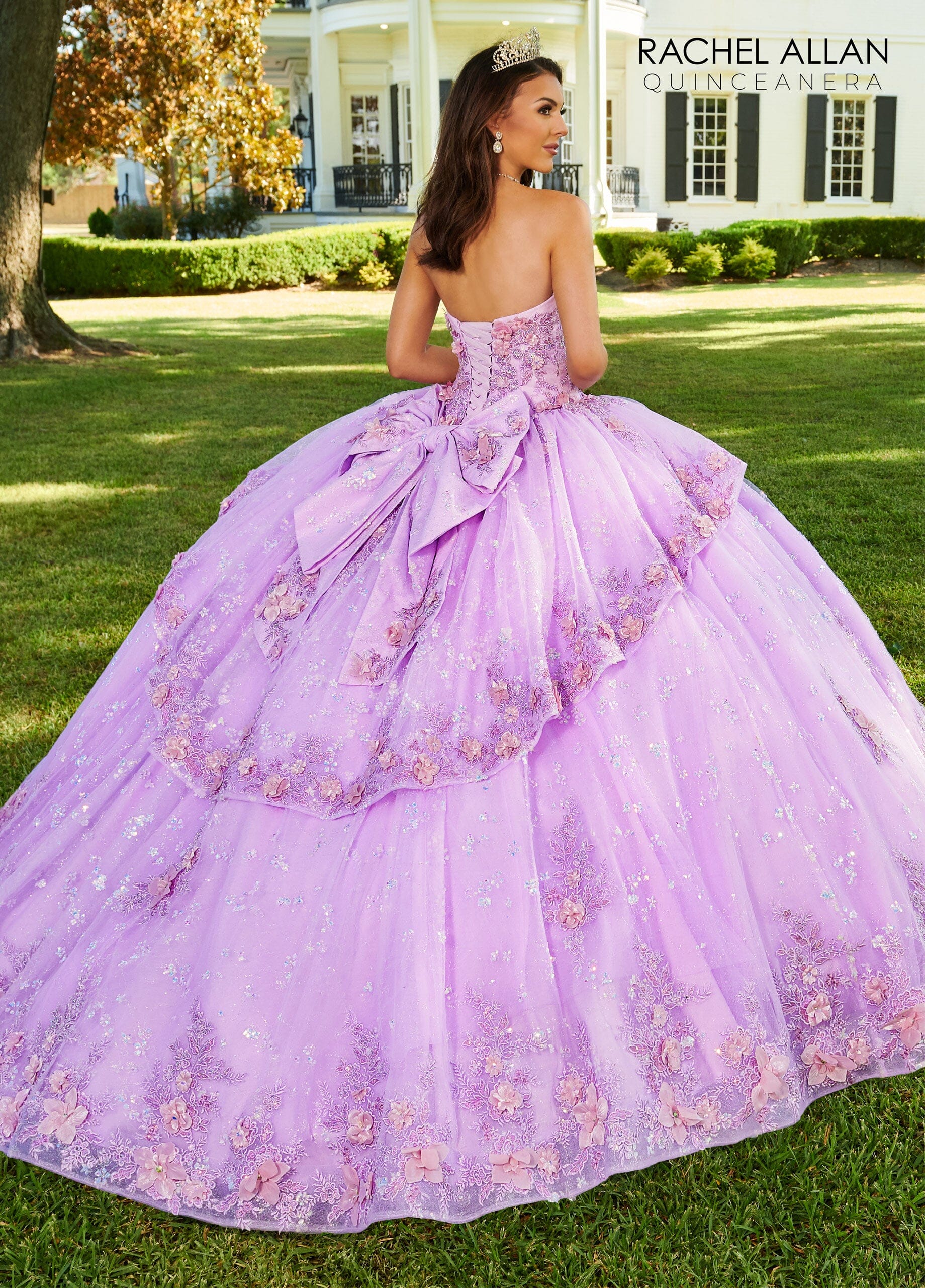 Rachel Allan RQ3100 3D Floral Sweetheart Quinceanera Dress