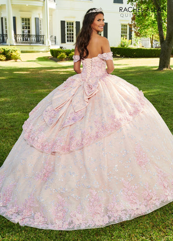 Rachel Allan RQ3100 3D Floral Sweetheart Quinceanera Dress
