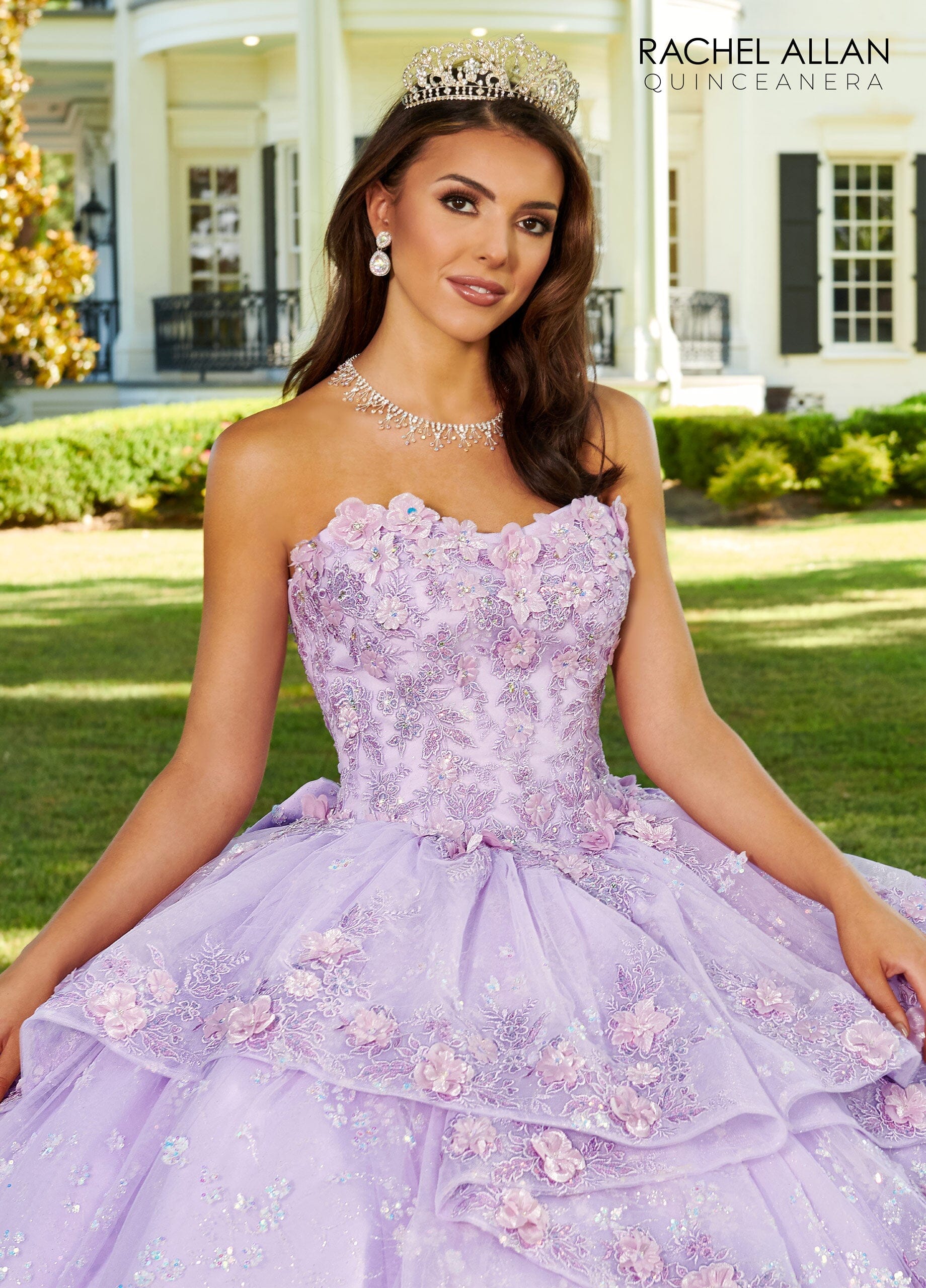 Rachel Allan RQ3100 3D Floral Sweetheart Quinceanera Dress