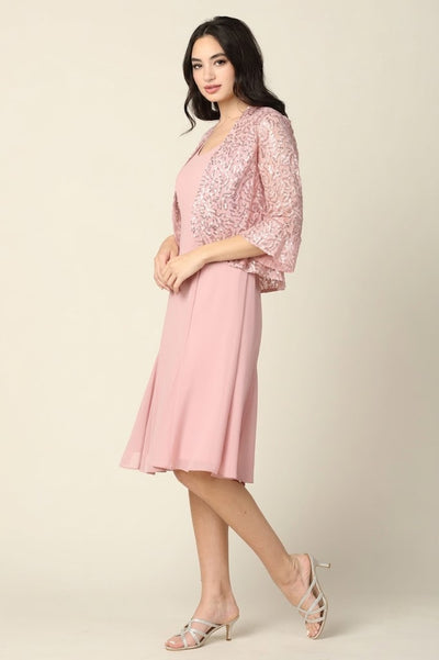 Eva USA Mauve Mother of the Bride Dress