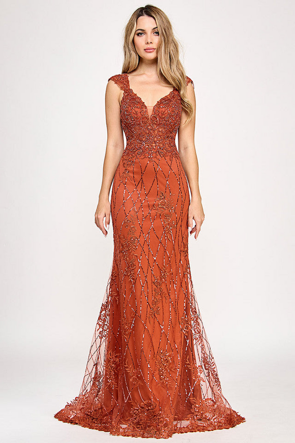 Lenovia SIENNA Mermaid/Fit-and-Flare Dress