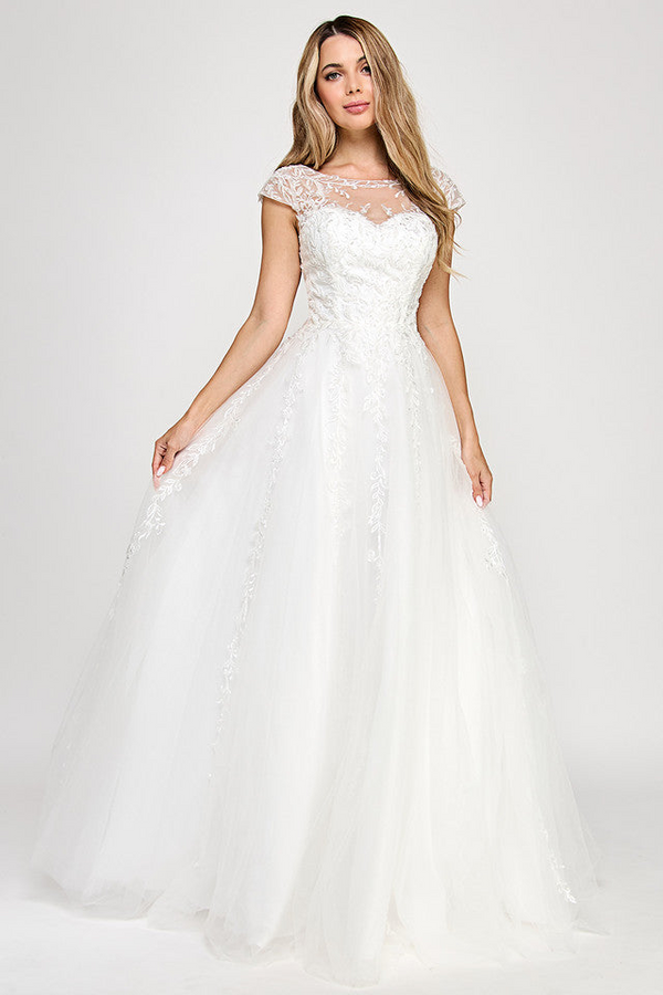 Lenovia IVORY A-Line Dress