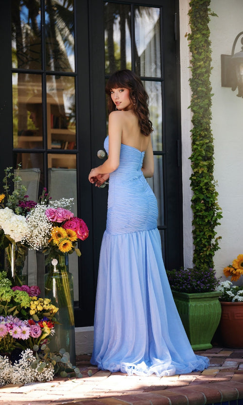 Ava Presley 40073  Mermaid Fitted Strapless Prom Elegant Dress