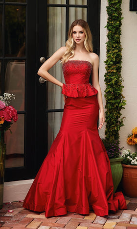 Ava Presley 40092 Mermaid Strapless Prom Elegant Chic Statement Dress
