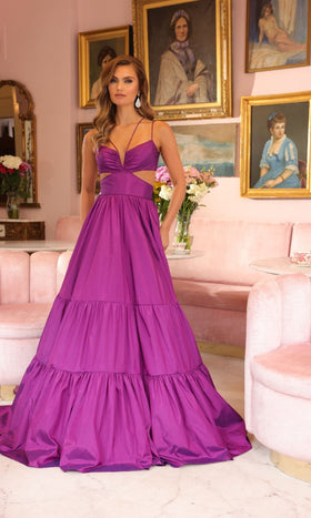 Ava Presley 40093 Long A-Line Open Back Prom Formal Elegant Chic Dress