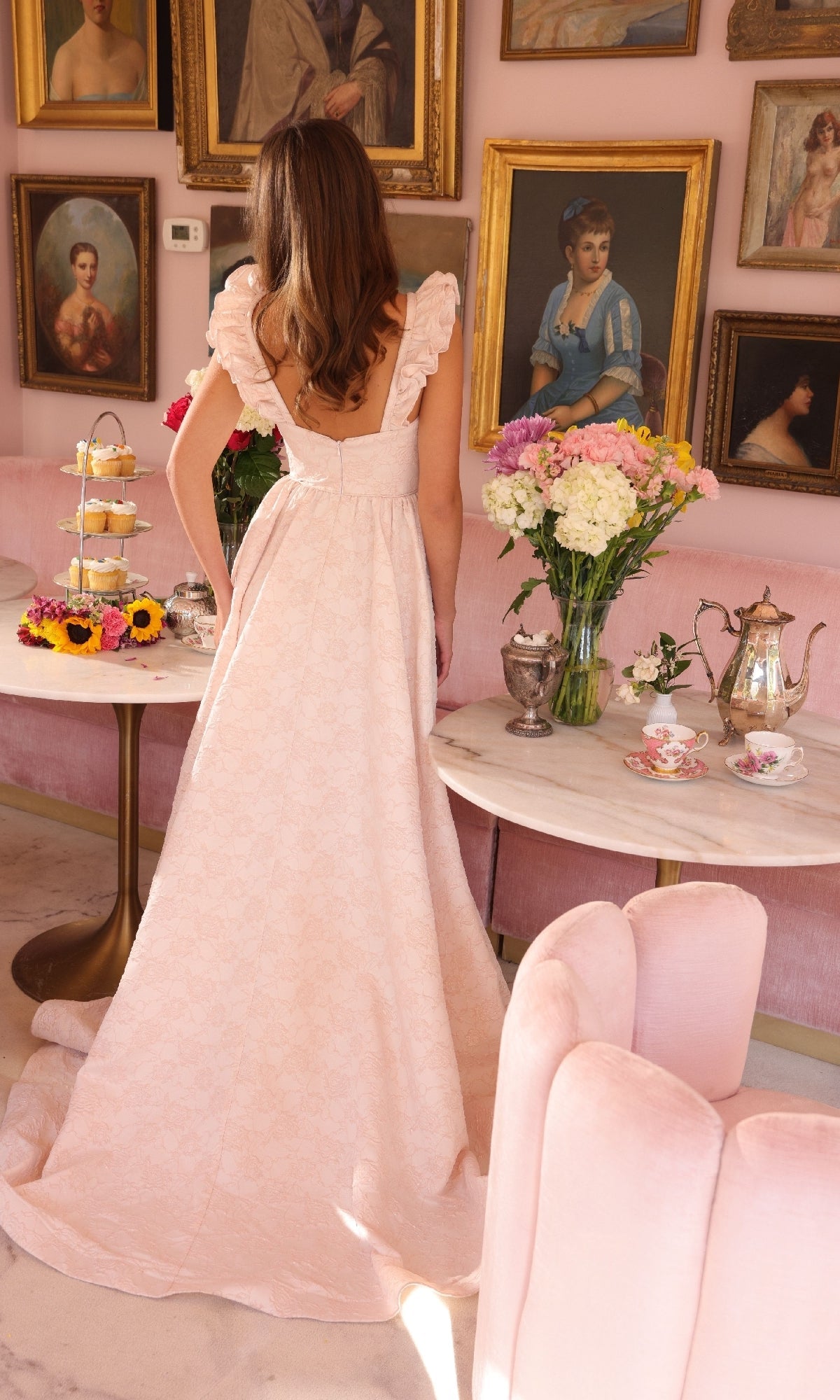 Ava Presley 40095 Long A-Line Ruffled Prom Formal Elegant Dress