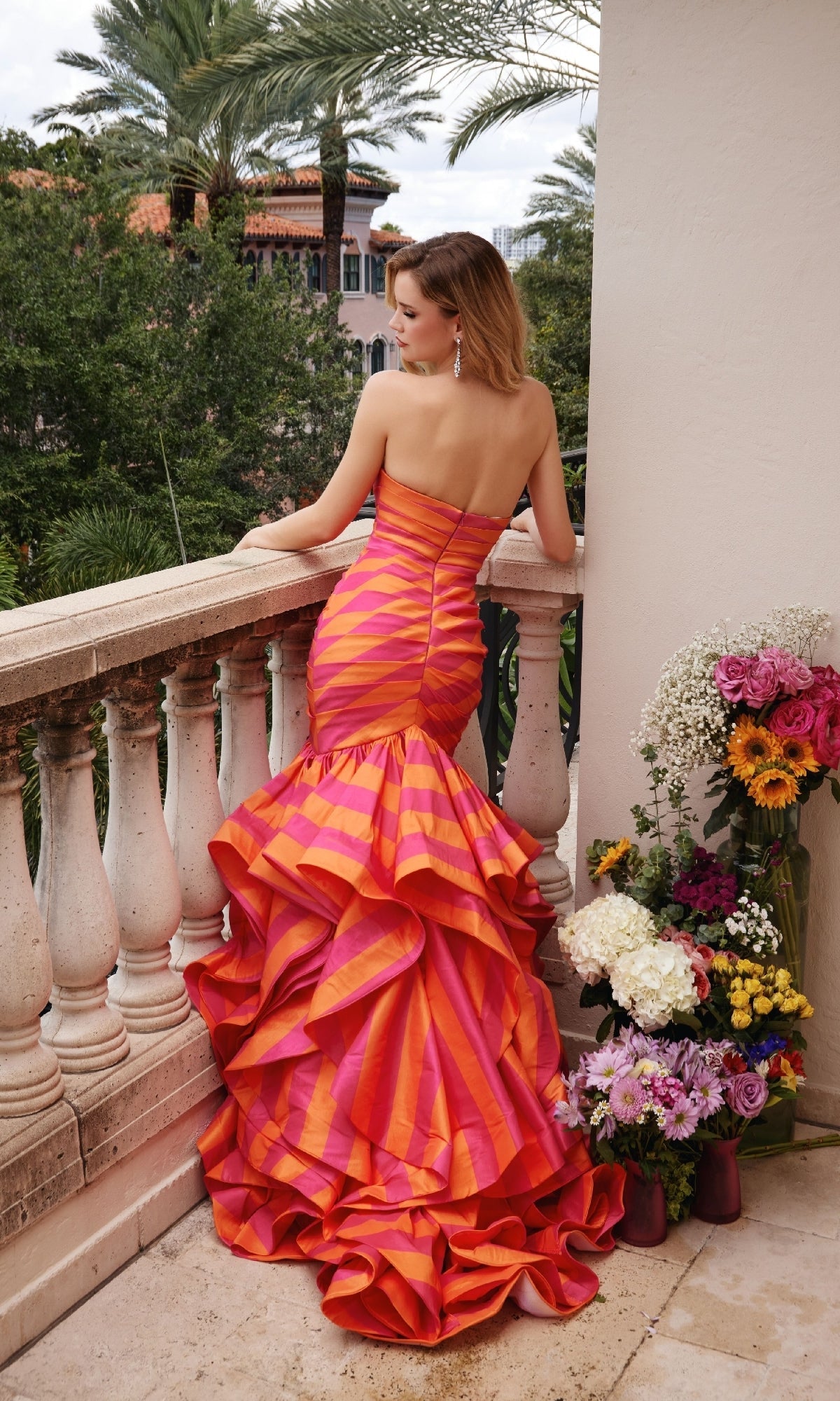 Ava Presley 40119 Long Mermaid Strapless Prom Formal Elegant Dress