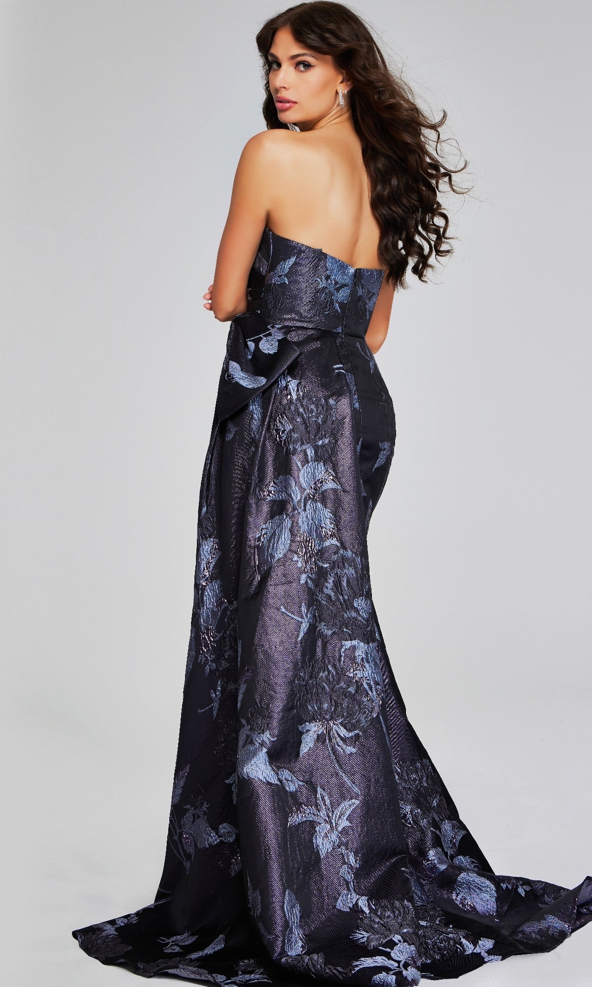 Vestido de noche largo hasta el suelo Jovani 40308