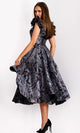 Jovani 40314 - Metallic A-line Cocktail Dress