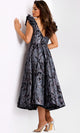 Jovani 40314 - Metallic A-line Cocktail Dress