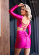 Rachel Allan 40421 Short Long Sleeve 2-Piece Dress