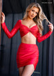 Rachel Allan 40421 Short Long Sleeve 2-Piece Dress