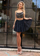 Rachel Allan 40477 Beaded Short 2-Piece A-line Dress