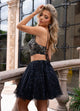 Rachel Allan 40477 Beaded Short 2-Piece A-line Dress