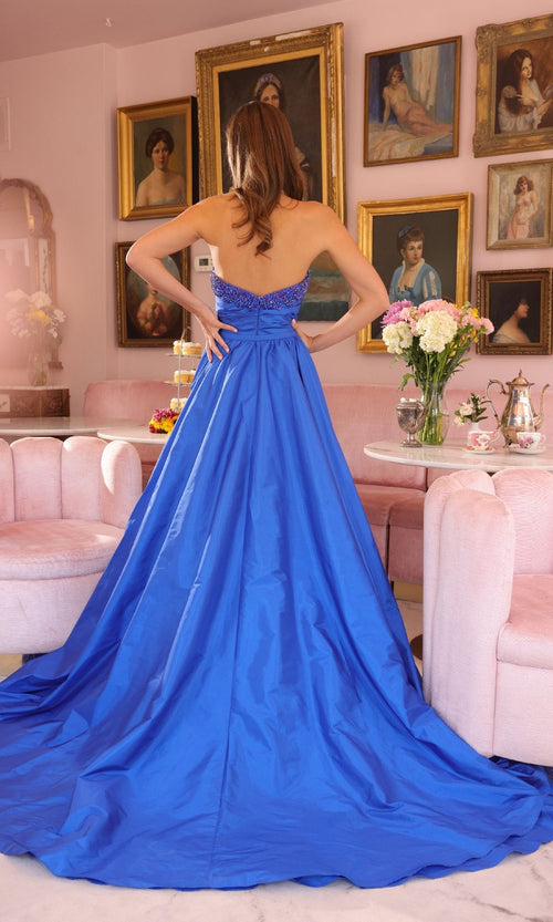Ava Presley 40523 Long Strapless Train Prom Formal Elegant Dress