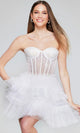 Jovani 40580 Stylish Short Fit-and-Flare Dress