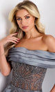 Jovani 41198 - Elegant Off Shoulder A-Line Gown