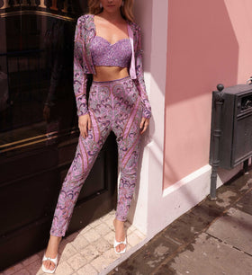 Primavera Couture 4174 Formal Sequin Beaded Prom Pant Suit