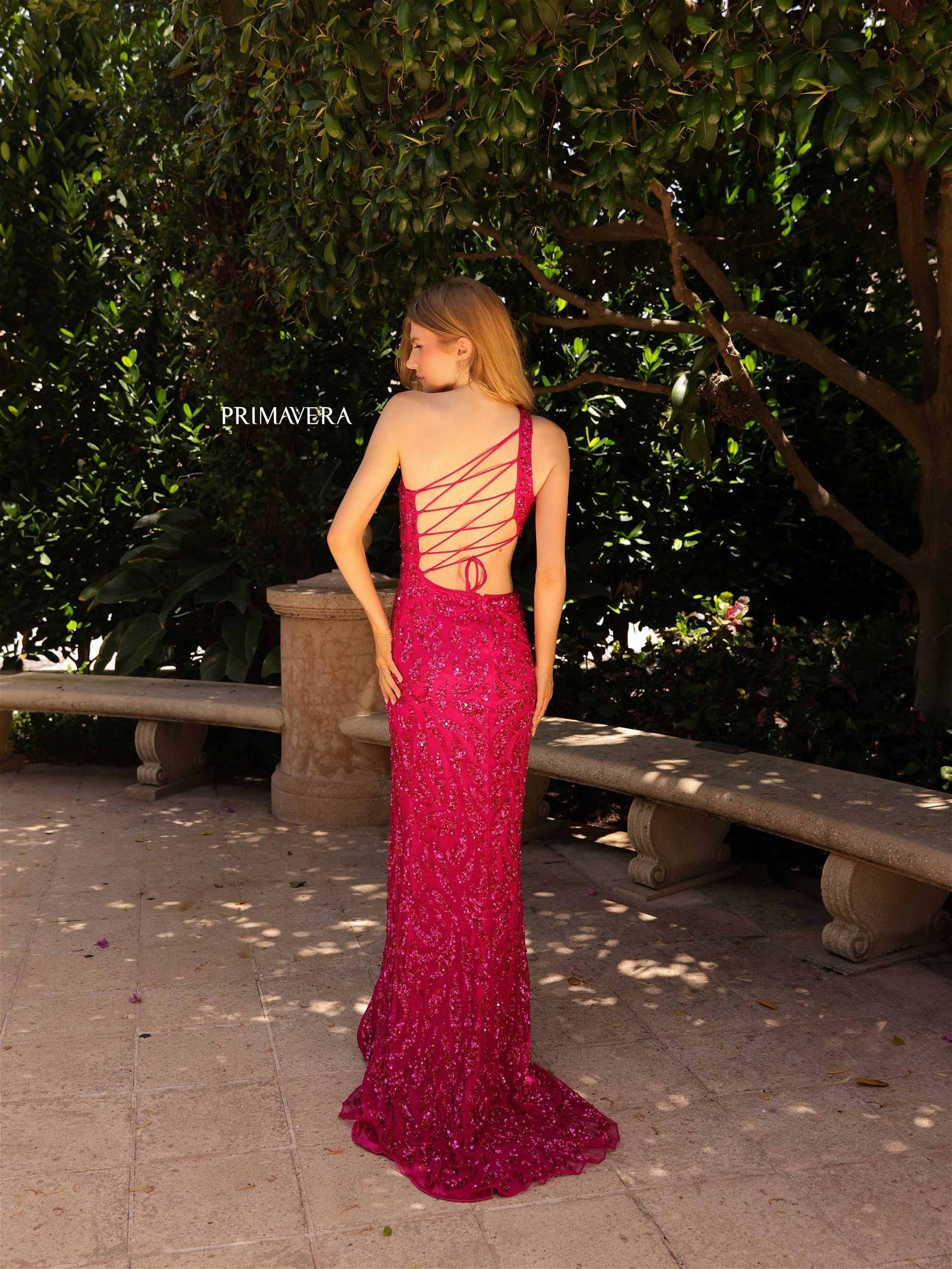 Primavera Couture 4191 Beaded Long Formal Sequin Prom Dress