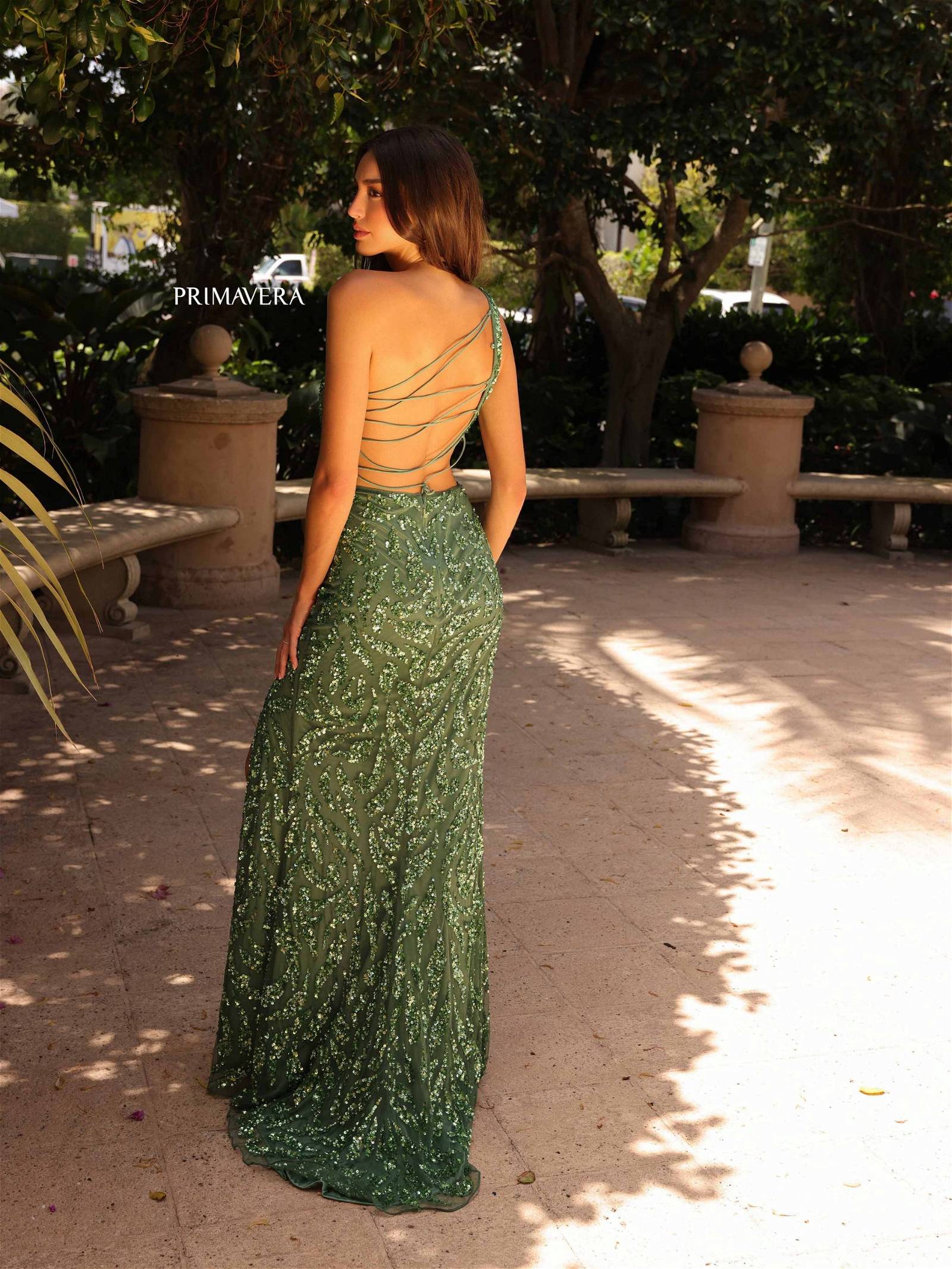 Primavera Couture 4191 Beaded Long Formal Sequin Prom Dress