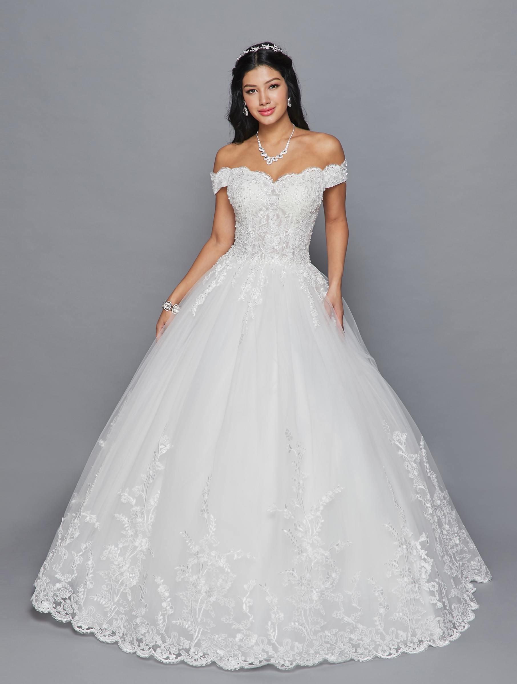 DeKlaire 420 Off-the-Shoulder A-Line Wedding Dress Elegant Bridal Gown DeKlaire 420 Off-the-Shoulder A-Line Wedding Dress Elegant Bridal Gown