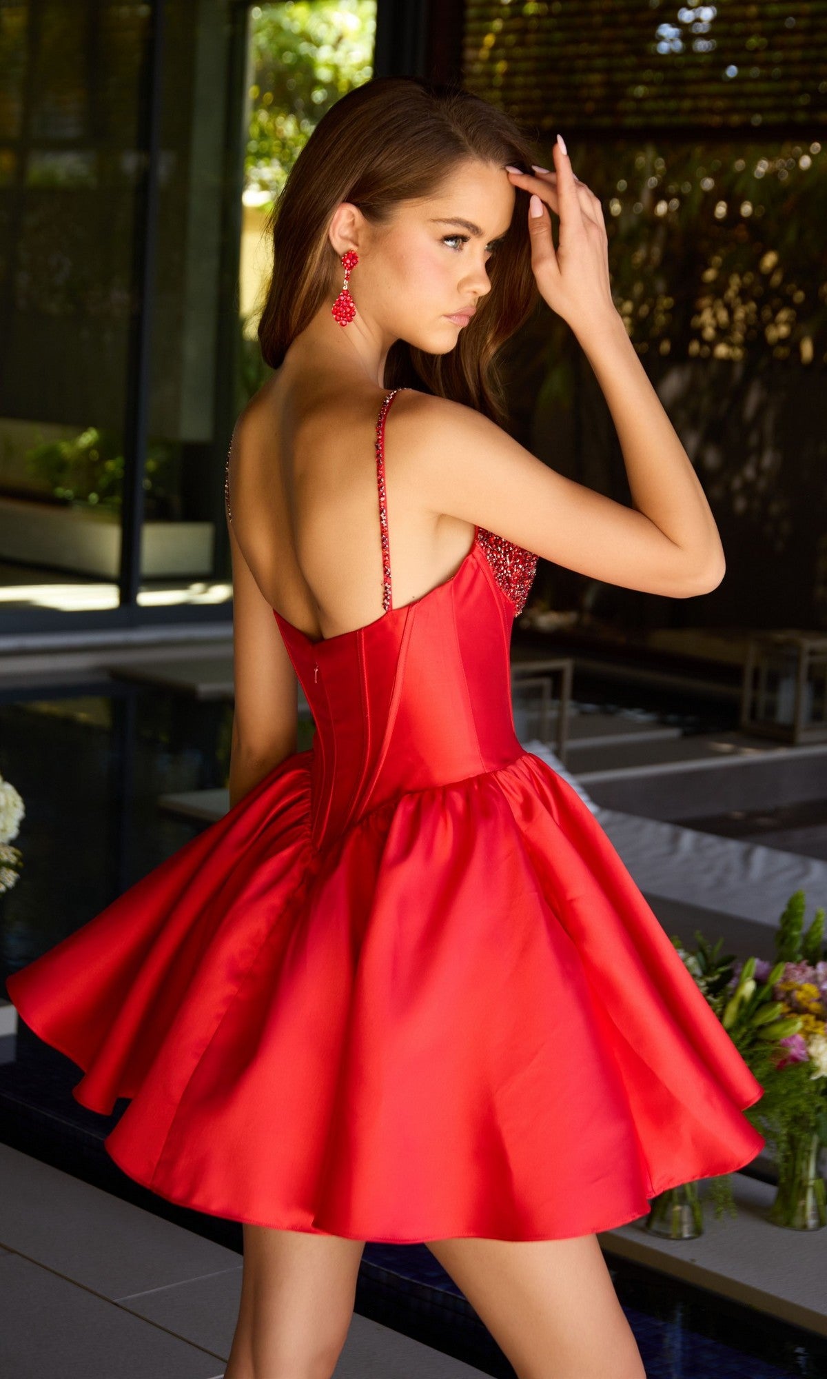 Ava Presley Red Apparel & Accessories > Clothing > Dresses