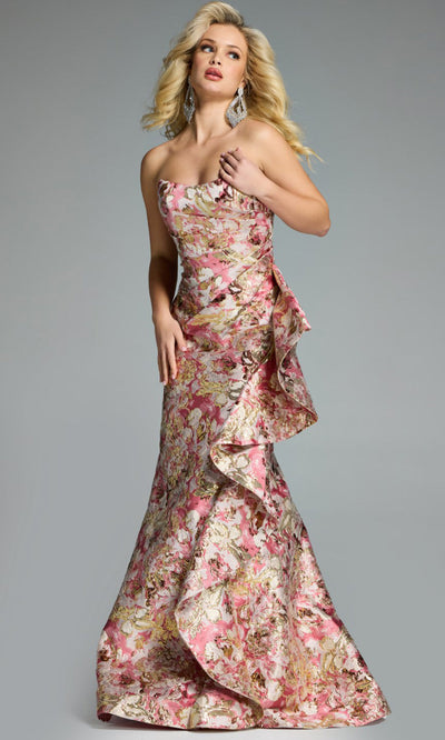 Jovani 42927 Coral Evening Gown: Elegance Redefined