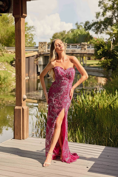 Primavera Couture 4328 Formal Long Sequin Evening Prom Dress
