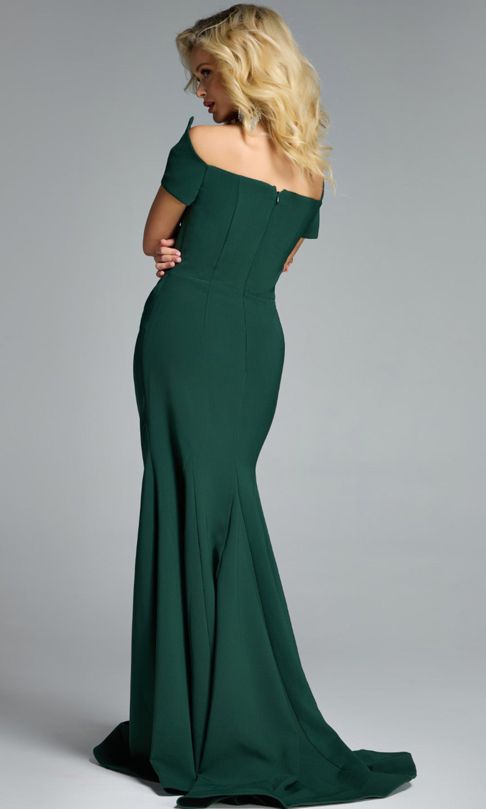 Elegant Off Shoulder Mermaid Gown by Jovani